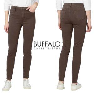 SALE!!!Buffalo David Bitton Hanna High Rise Soft Stretch Skinny Pant Brown 16/36